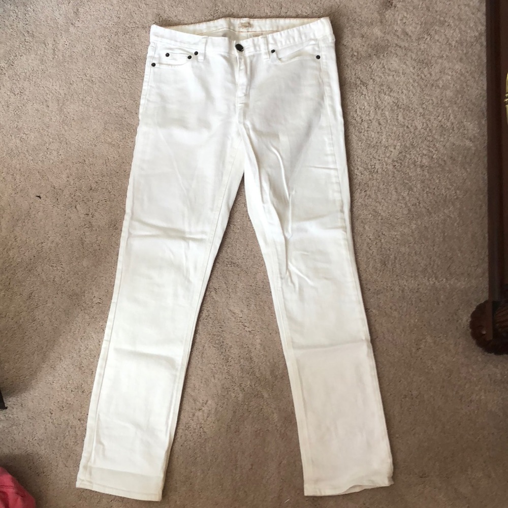 J Crew White Jeans Size 31R
